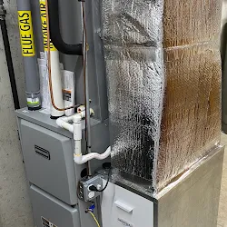 High-efficiency gas furnace installed by BnH in Arthur Pappas's home